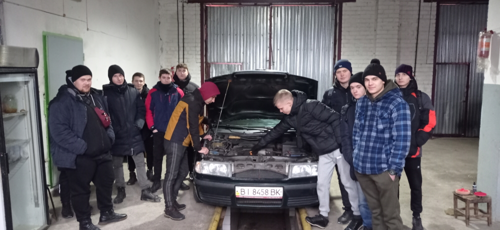 Технічна практика в гаражному господарстві КрНУ